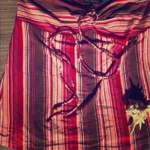 Strapless A-line Striped Top!